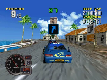 Rally '99 (Japan) screen shot game playing